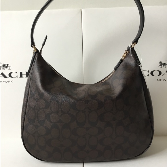 🌷Coach Zip Shoulder Bag In Signature Canvas NWT. - Picture 6 of 8